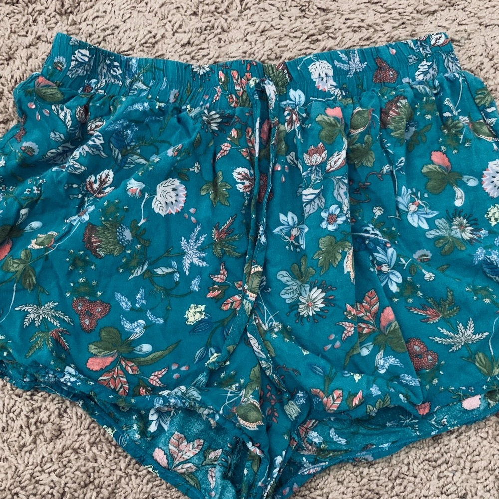 Flowy, flowery shorts